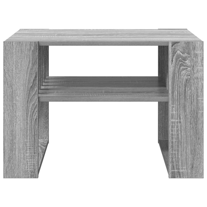 Masă de cafea Gri Sonoma 66 x 49,5 x 45 cm Lemn compozit - WALTI WALTI