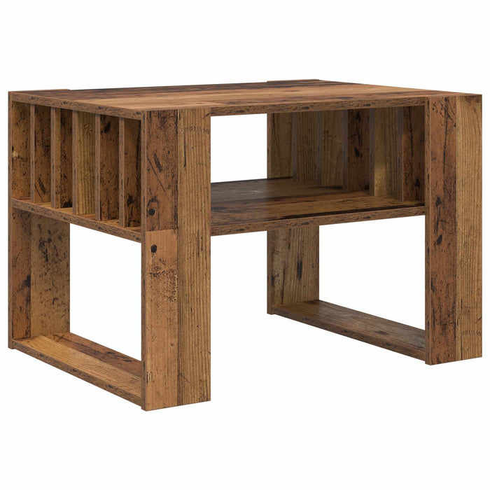 Masă de cafea Lemn vechi 66 x 49,5 x 45 cm Lemn compozit - WALTI WALTI