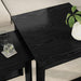 Set de măsuțe de cafea 2 pcs Stejar Negru Lemn compozit - WALTI WALTI