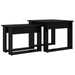 Set de măsuțe de cafea 2 pcs Stejar Negru Lemn compozit - WALTI WALTI