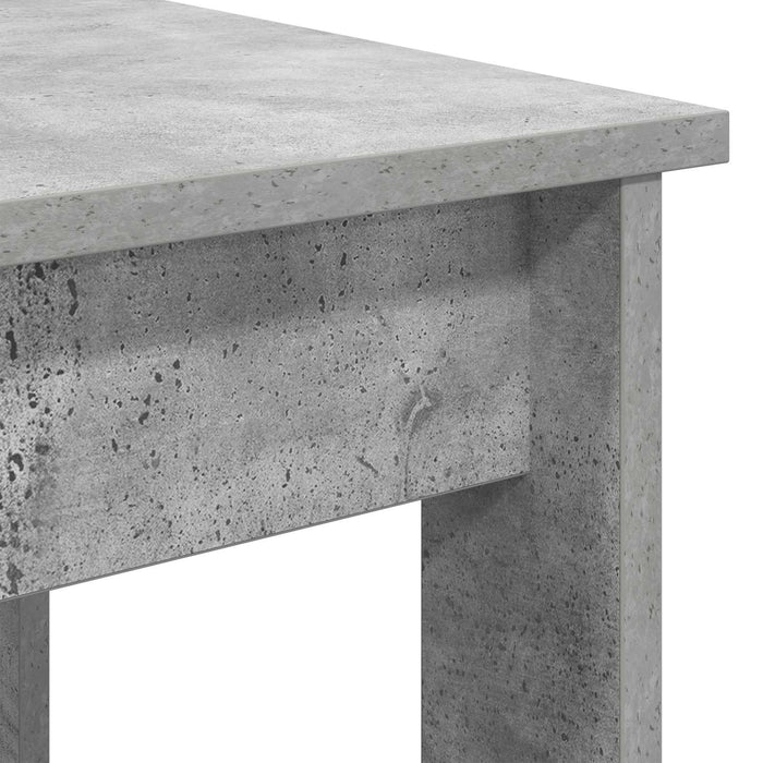 Set de măsuțe de cafea 2 pcs Gri din beton Lemn compozit - WALTI WALTI