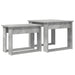 Set de măsuțe de cafea 2 pcs Gri din beton Lemn compozit - WALTI WALTI