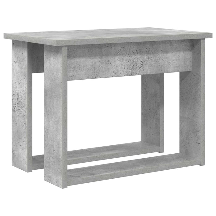 Set de măsuțe de cafea 2 pcs Gri din beton Lemn compozit - WALTI WALTI