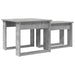 Set de măsuțe de cafea 2 pcs Gri din beton Lemn compozit - WALTI WALTI