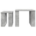 Set de măsuțe de cafea 2 pcs Gri din beton Lemn compozit - WALTI WALTI