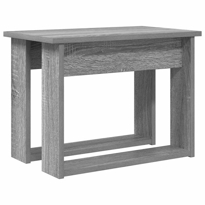 Set de măsuțe de cafea 2 pcs Gri Sonoma Lemn compozit - WALTI WALTI