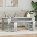 Set de măsuțe de cafea 2 pcs Gri din beton Lemn compozit - WALTI WALTI