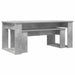 Set de măsuțe de cafea 2 pcs Gri din beton Lemn compozit - WALTI WALTI