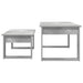 Set de măsuțe de cafea 2 pcs Gri din beton Lemn compozit - WALTI WALTI