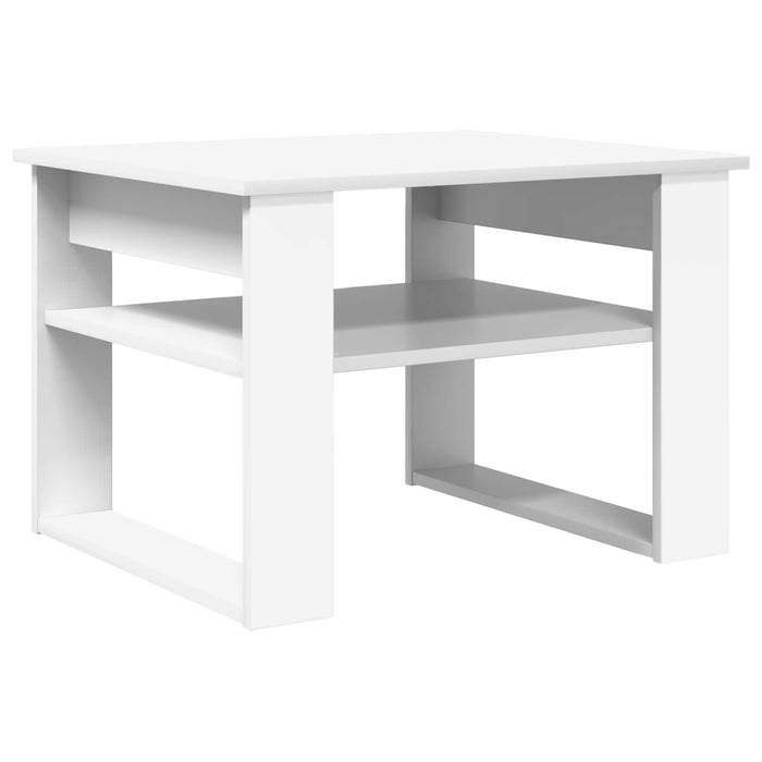 Masă de cafea cu depozitare Alb 64 x 54 x 44 cm Lemn compozit - WALTI WALTI