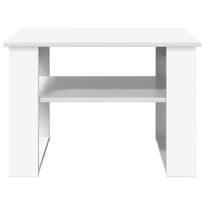 Masă de cafea cu depozitare Alb 64 x 54 x 44 cm Lemn compozit - WALTI WALTI