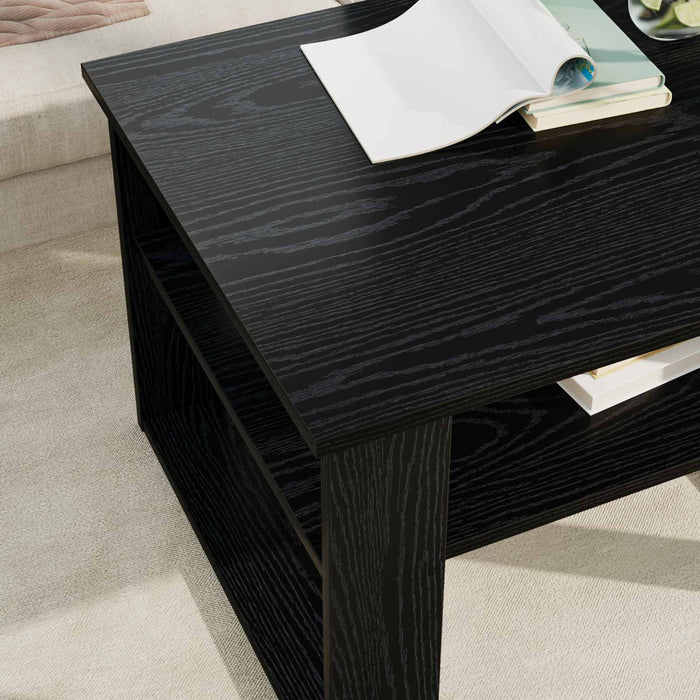 Masă de cafea Stejar Negru 64 x 54 x 44 cm Lemn compozit - WALTI WALTI