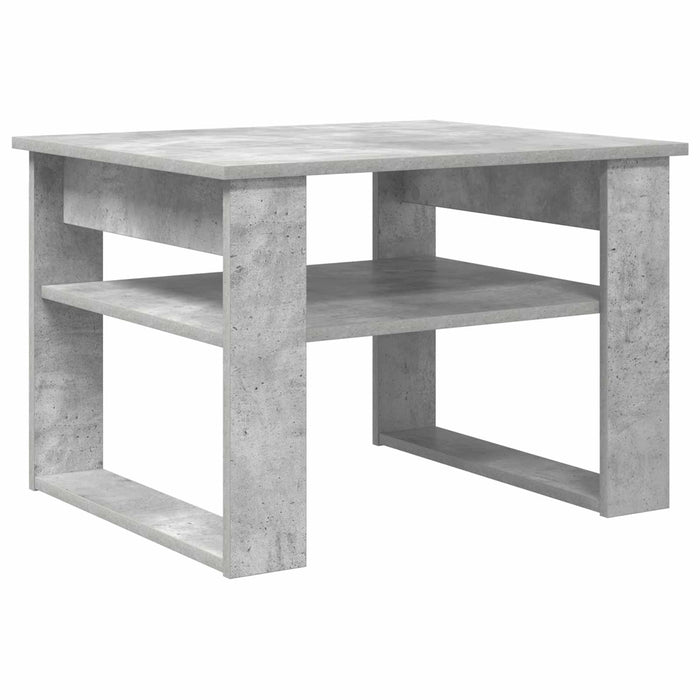 Masă de cafea Gri din beton 64 x 54 x 44 cm Lemn compozit - WALTI WALTI