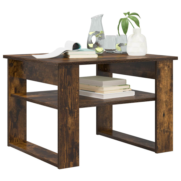 Masă de cafea Stejar fumuriu 64 x 54 x 44 cm Lemn compozit - WALTI WALTI