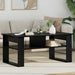 Masă de cafea Stejar Negru 96 x 54 x 44 cm Lemn compozit - WALTI WALTI