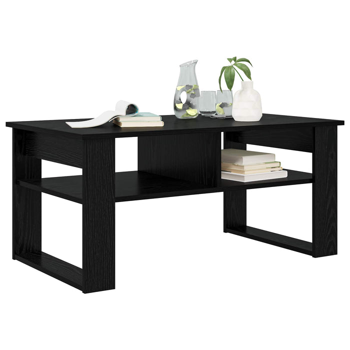 Masă de cafea Stejar Negru 96 x 54 x 44 cm Lemn compozit - WALTI WALTI