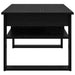 Masă de cafea Stejar Negru 96 x 54 x 44 cm Lemn compozit - WALTI WALTI