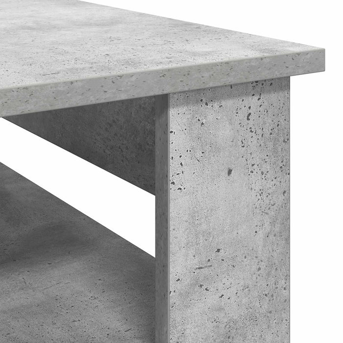 Masă de cafea Gri din beton 96 x 54 x 44 cm Lemn compozit - WALTI WALTI