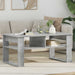 Masă de cafea Gri din beton 96 x 54 x 44 cm Lemn compozit - WALTI WALTI