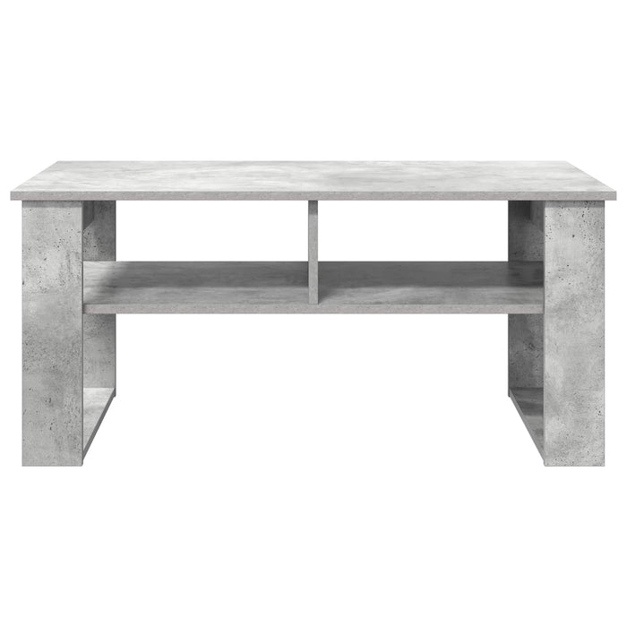 Masă de cafea Gri din beton 96 x 54 x 44 cm Lemn compozit - WALTI WALTI