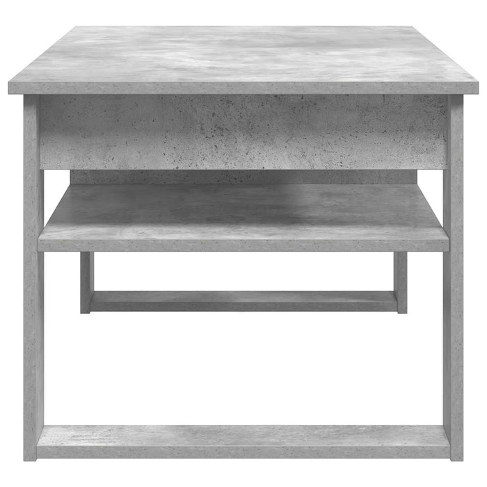 Masă de cafea Gri din beton 96 x 54 x 44 cm Lemn compozit - WALTI WALTI