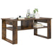 Masă de cafea Stejar fumuriu 96 x 54 x 44 cm Lemn compozit - WALTI WALTI
