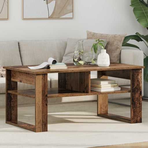 Masă de cafea Lemn vechi 96 x 54 x 44 cm Lemn compozit - WALTI WALTI