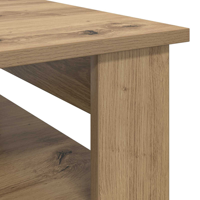 Masă de cafea Stejar Artizanal 96 x 54 x 44 cm Lemn compozit - WALTI WALTI