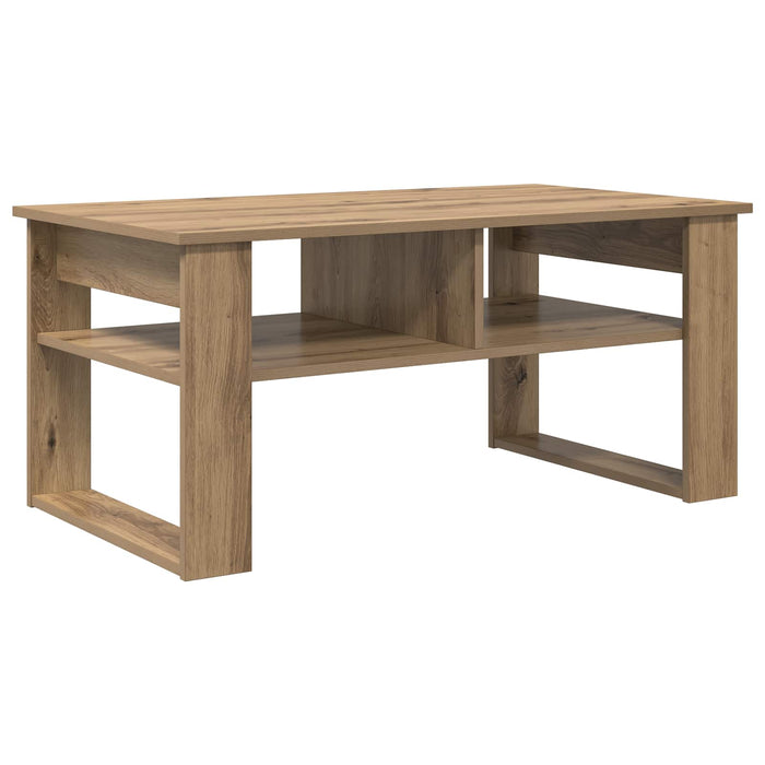 Masă de cafea Stejar Artizanal 96 x 54 x 44 cm Lemn compozit - WALTI WALTI