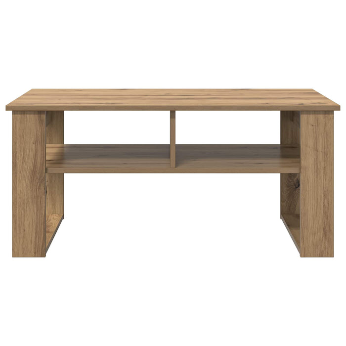 Masă de cafea Stejar Artizanal 96 x 54 x 44 cm Lemn compozit - WALTI WALTI