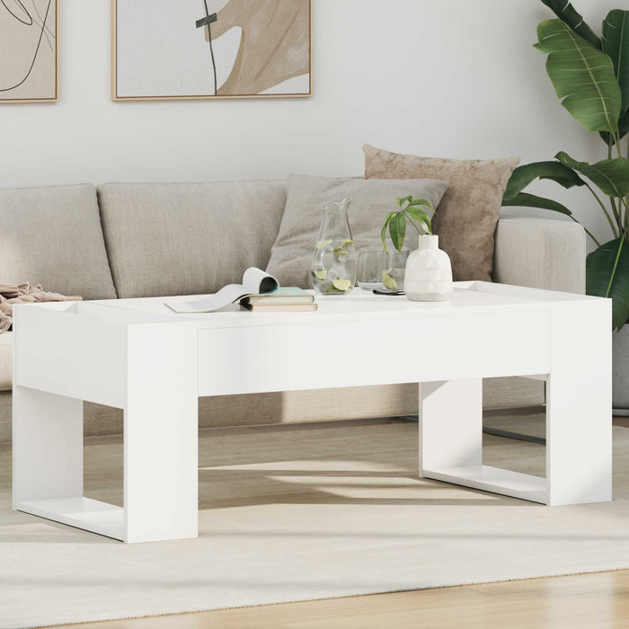 Masă de cafea Alb 110 x 50 x 41 cm Lemn compozit - WALTI WALTI