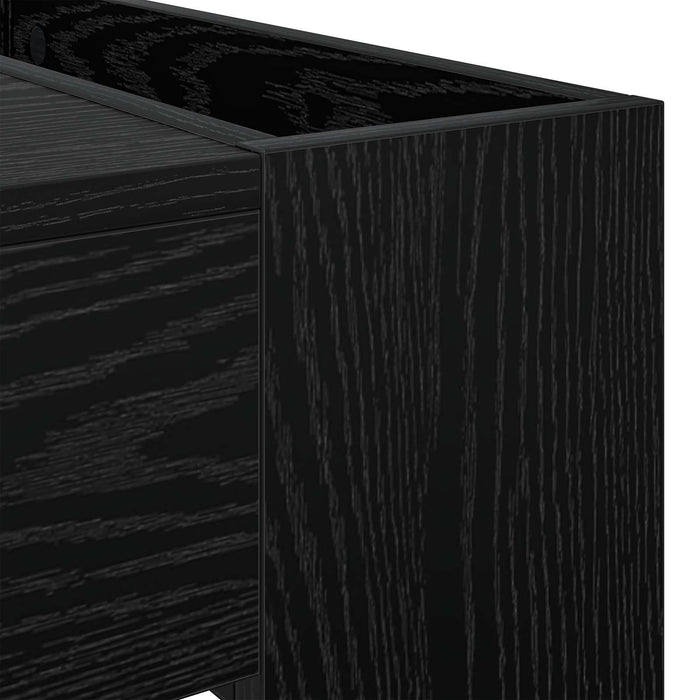 Masă de cafea Stejar Negru 110 x 50 x 41 cm Lemn compozit - WALTI WALTI