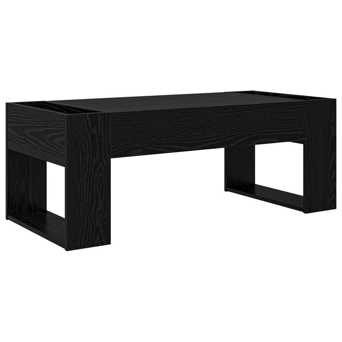 Masă de cafea Stejar Negru 110 x 50 x 41 cm Lemn compozit - WALTI WALTI