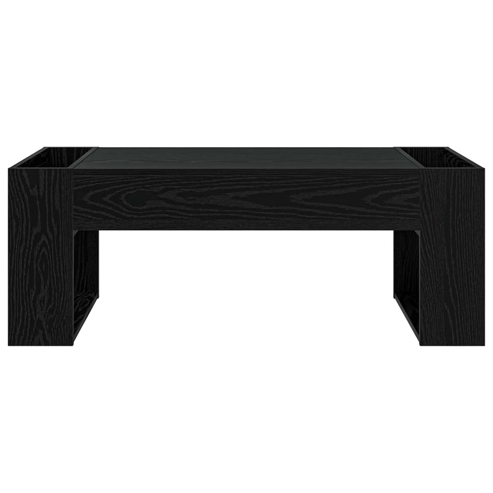 Masă de cafea Stejar Negru 110 x 50 x 41 cm Lemn compozit - WALTI WALTI