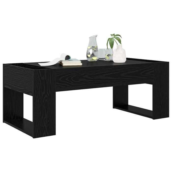 Masă de cafea Stejar Negru 110 x 50 x 41 cm Lemn compozit - WALTI WALTI