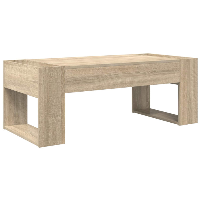 Masă de cafea Stejar Sonoma 110 x 50 x 41 cm Lemn compozit - WALTI WALTI