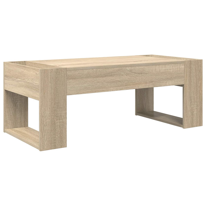 Masă de cafea Stejar Sonoma 110 x 50 x 41 cm Lemn compozit - WALTI WALTI