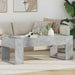 Masă de cafea Gri din beton 110 x 50 x 41 cm Lemn compozit - WALTI WALTI