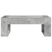 Masă de cafea Gri din beton 110 x 50 x 41 cm Lemn compozit - WALTI WALTI