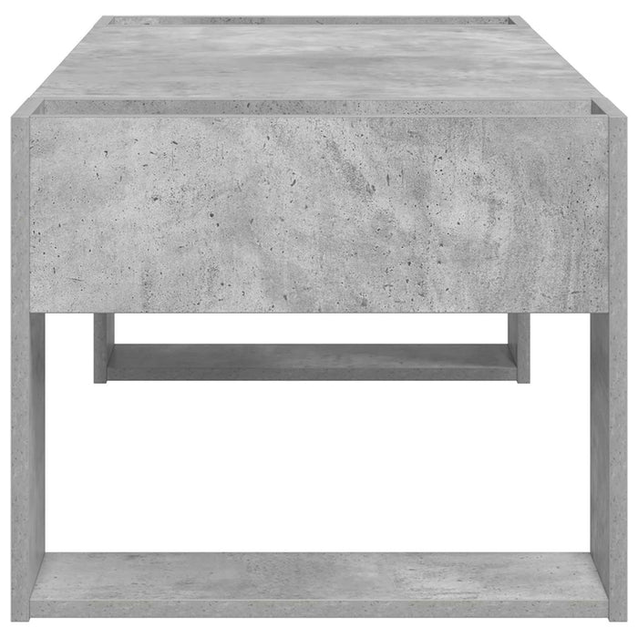 Masă de cafea Gri din beton 110 x 50 x 41 cm Lemn compozit - WALTI WALTI