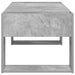Masă de cafea Gri din beton 110 x 50 x 41 cm Lemn compozit - WALTI WALTI