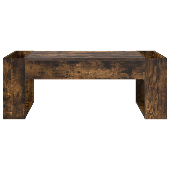 Masă de cafea Stejar fumuriu 110 x 50 x 41 cm Lemn compozit - WALTI WALTI