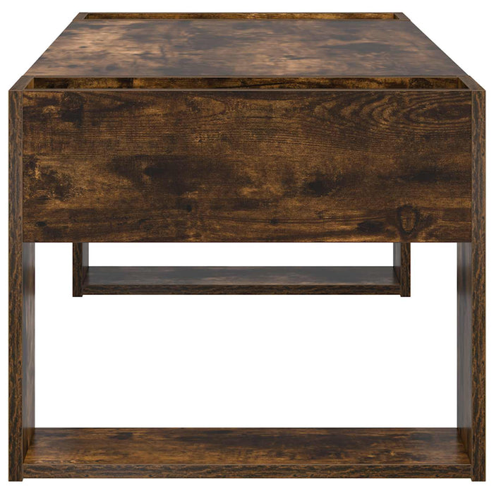 Masă de cafea Stejar fumuriu 110 x 50 x 41 cm Lemn compozit - WALTI WALTI