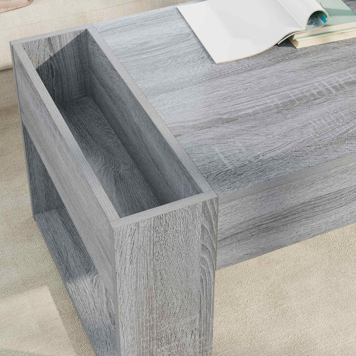 Masă de cafea Gri Sonoma 110 x 50 x 41 cm Lemn compozit - WALTI WALTI