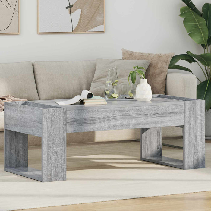 Masă de cafea Gri Sonoma 110 x 50 x 41 cm Lemn compozit - WALTI WALTI