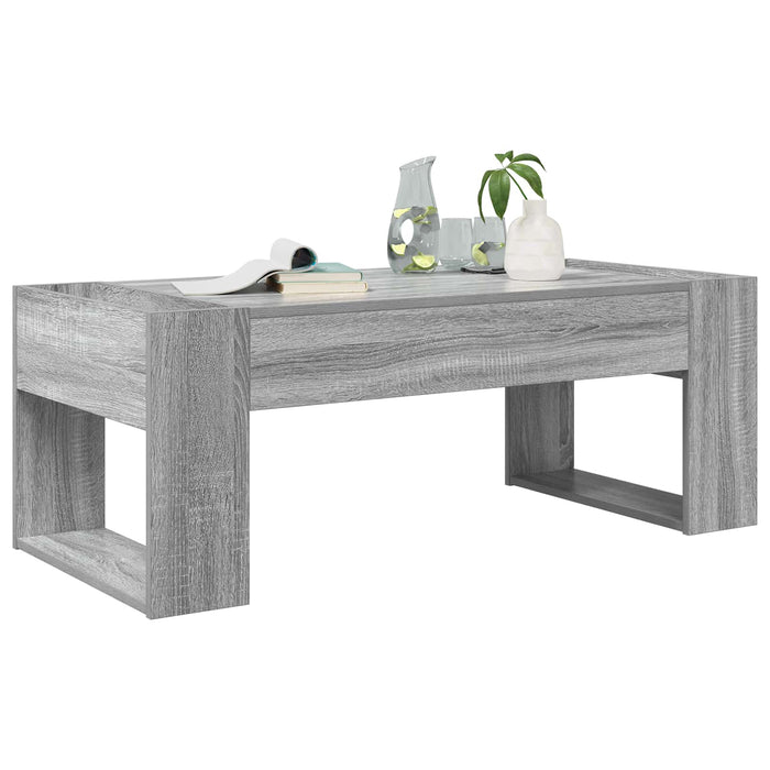 Masă de cafea Gri Sonoma 110 x 50 x 41 cm Lemn compozit - WALTI WALTI