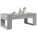 Masă de cafea Gri Sonoma 110 x 50 x 41 cm Lemn compozit - WALTI WALTI