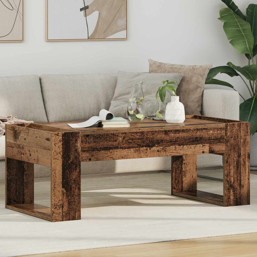 Masă de cafea Lemn vechi 110 x 50 x 41 cm Lemn compozit - WALTI WALTI