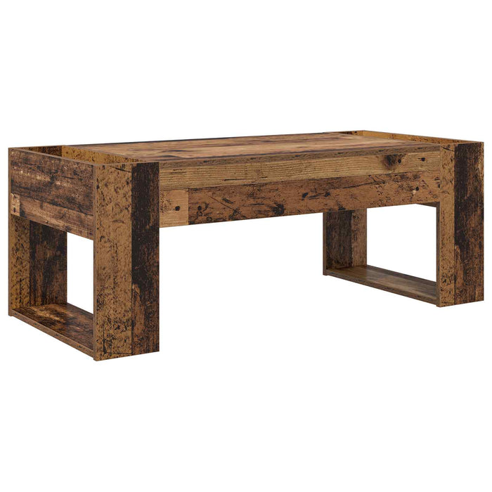 Masă de cafea Lemn vechi 110 x 50 x 41 cm Lemn compozit - WALTI WALTI