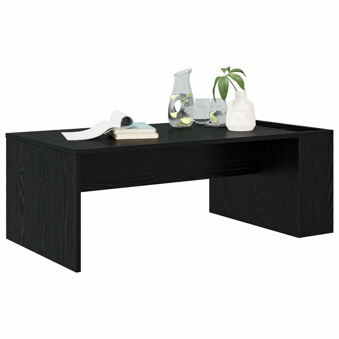 Masă de cafea Stejar Negru 95 x 50 x 34 cm Lemn compozit - WALTI WALTI
